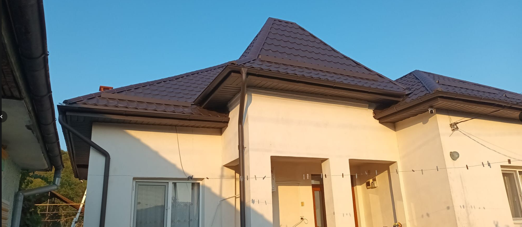 Țiglă metalică — finisaj coamă